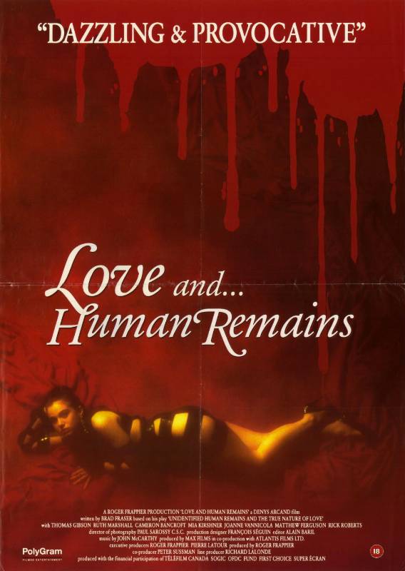 Affiche - DE L'AMOUR ET DES RESTES HUMAINS - 40x55cm