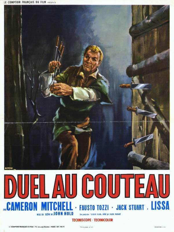 Affiche - DUEL AU COUTEAU - 40x55cm