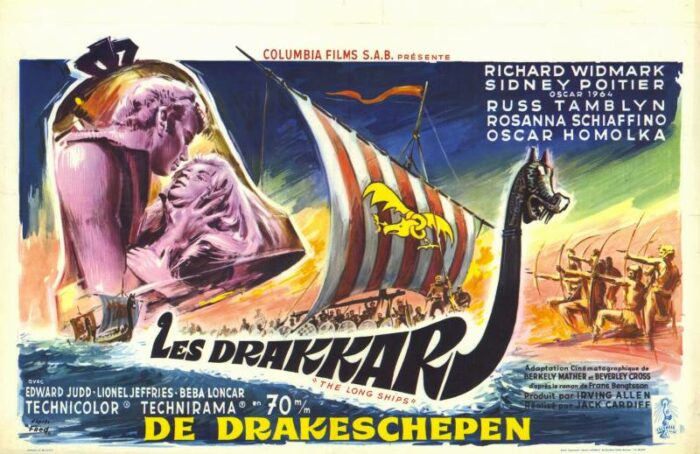 Repro 30x40cm - DRAKKARS (les) - Belge