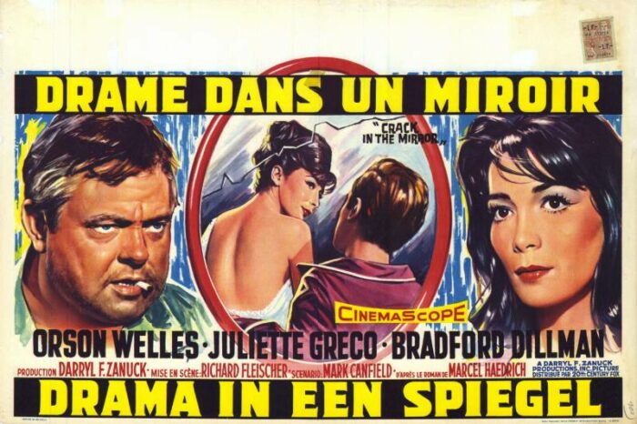Repro 30x40cm - DRAME DANS UN MIROIR - Belge