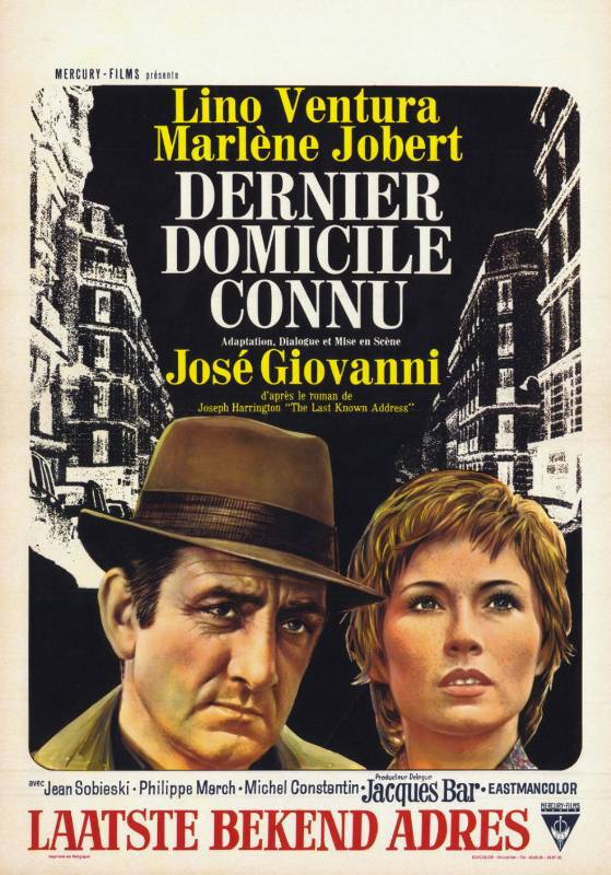 Repro 30x40cm - DERNIER DOMICILE CONNU - Belge