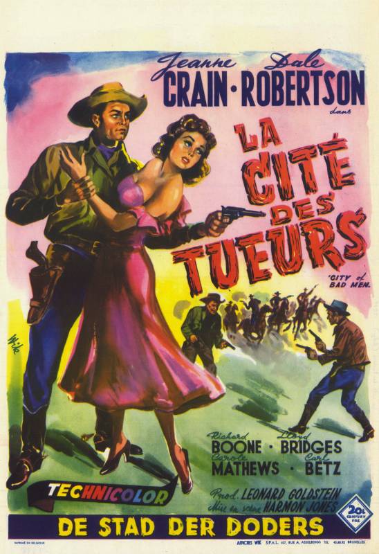 Affiche - CITY OF BAD MEN - 36x56cm