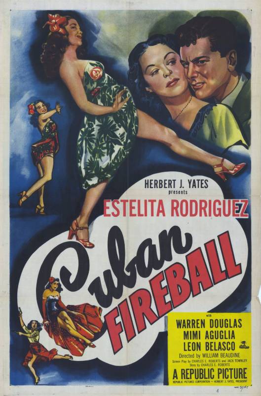 Repro 30x40cm - CUBAN FIREBALL - U.S.