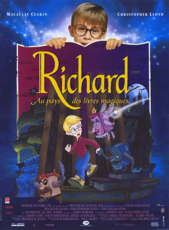 Affiche - RICHARD AU PAYS DES LIVRES MAGIQUES - 40x55cm