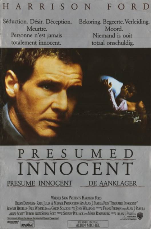 Affiche - PRESUME INNOCENT - 40x55cm