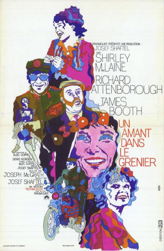 Affiche - UN AMANT DANS LE GRENIER - 40x55cm