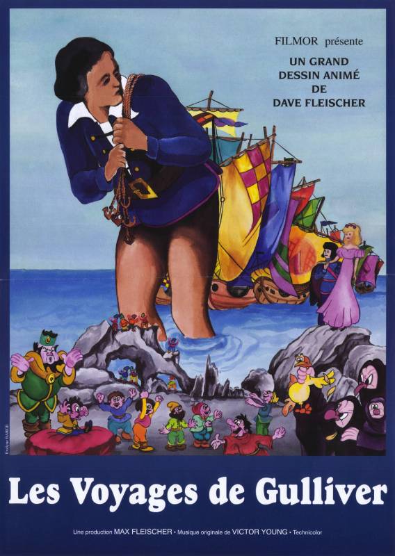 Affiche - VOYAGES DE GULLIVER (les) - Ressortie 40x55cm