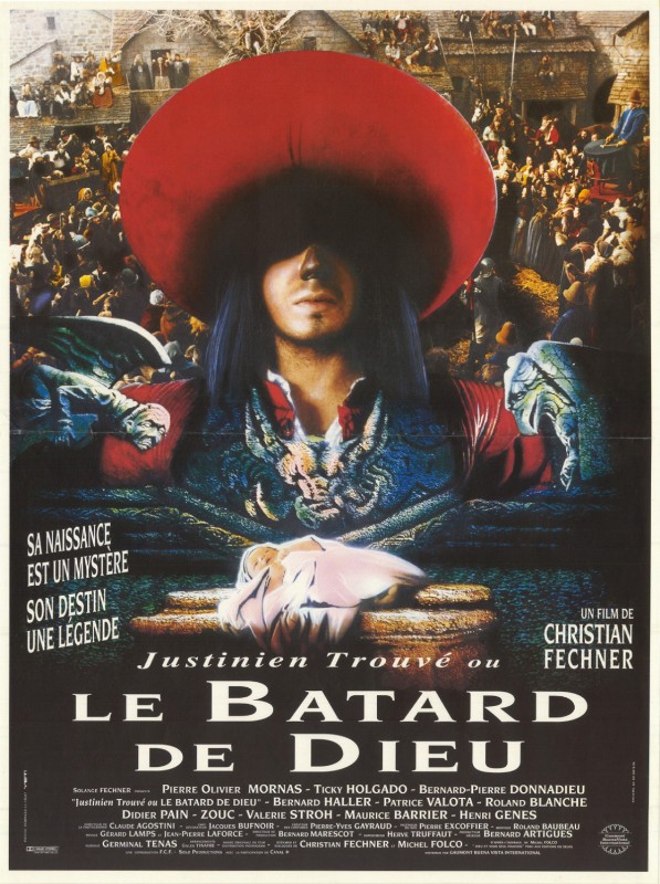 Affiche - JUSTINIEN TROUVE OU LE BATARD DE DIEU - 40x55cm