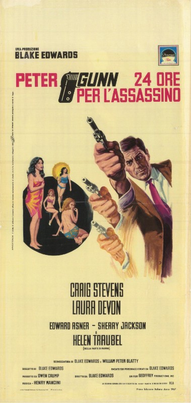 Affiche - PETER GUNN DETECTIVE - 33x71cm
