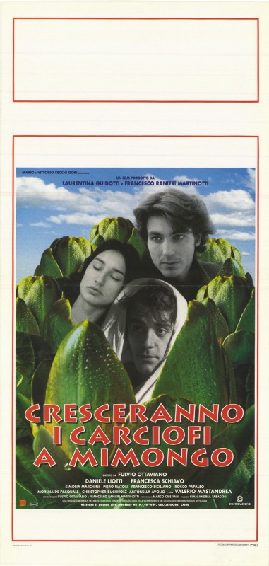 Affiche - CRESCERANNO I CARCIOFI A MIMONGO - 33x71cm