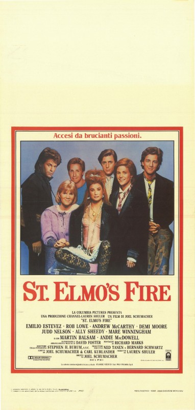 Affiche - ST. ELMO'S FIRE - 33x71cm