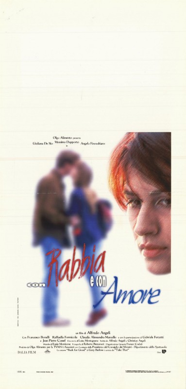 Affiche - CON RABBIA E CON AMORE - 33x71cm