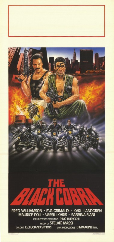 Affiche - BLACK COBRA - 33x71cm