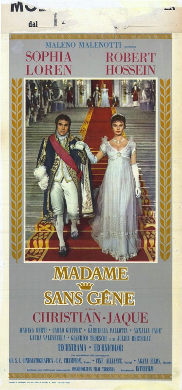 Repro 30x40cm - MADAME SANS-GENE - Italienne