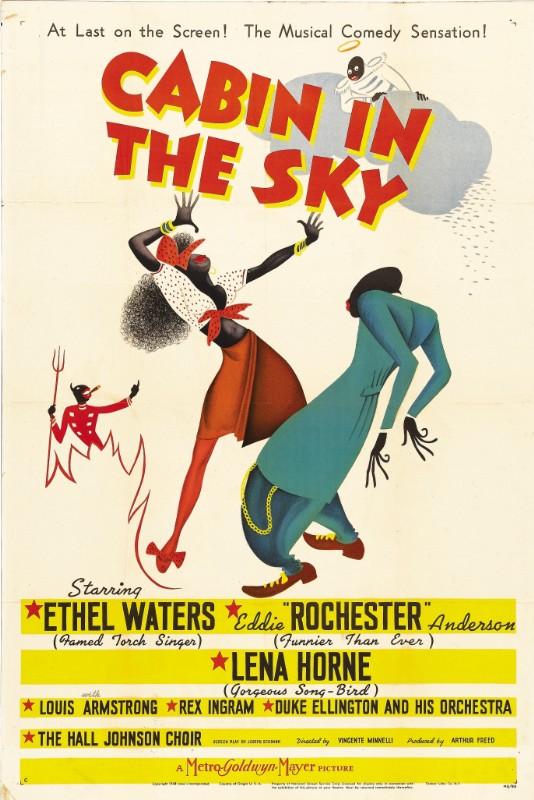 Repro 30x40cm - CABIN IN THE SKY - U.S.
