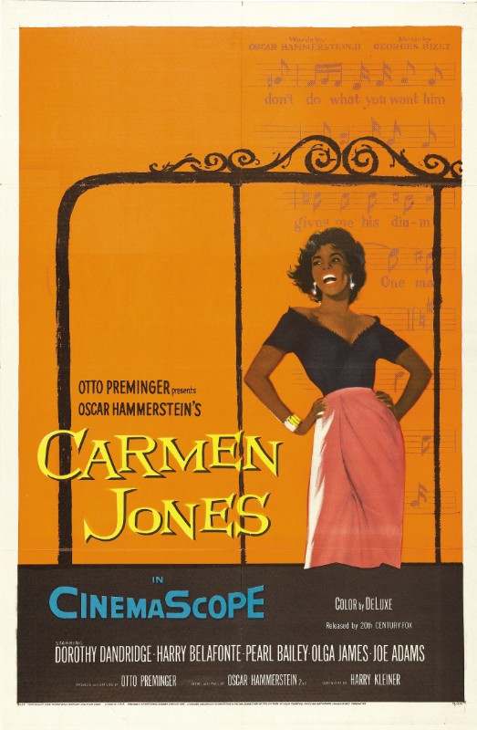 Repro 30x40cm - CARMEN JONES - U.S.