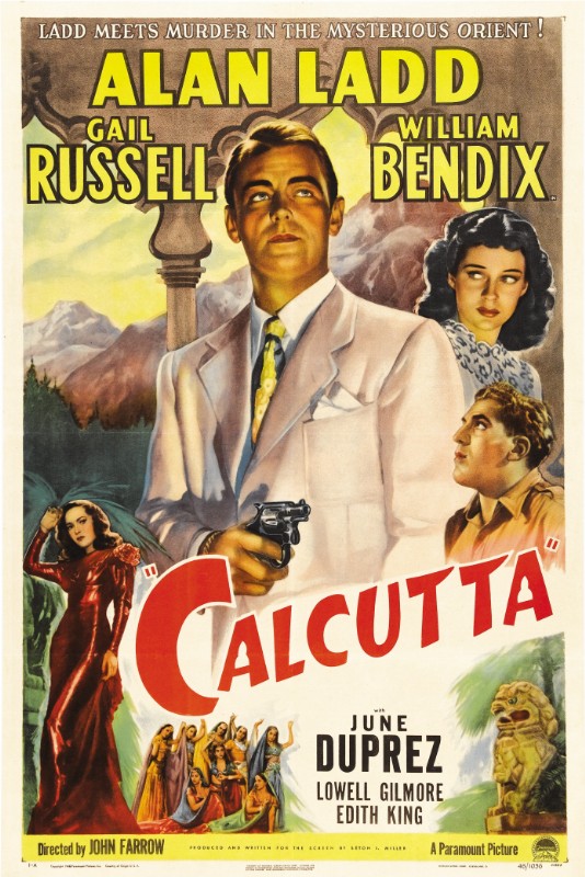 Repro 30x40cm - MEURTRES A CALCUTTA - U.S.