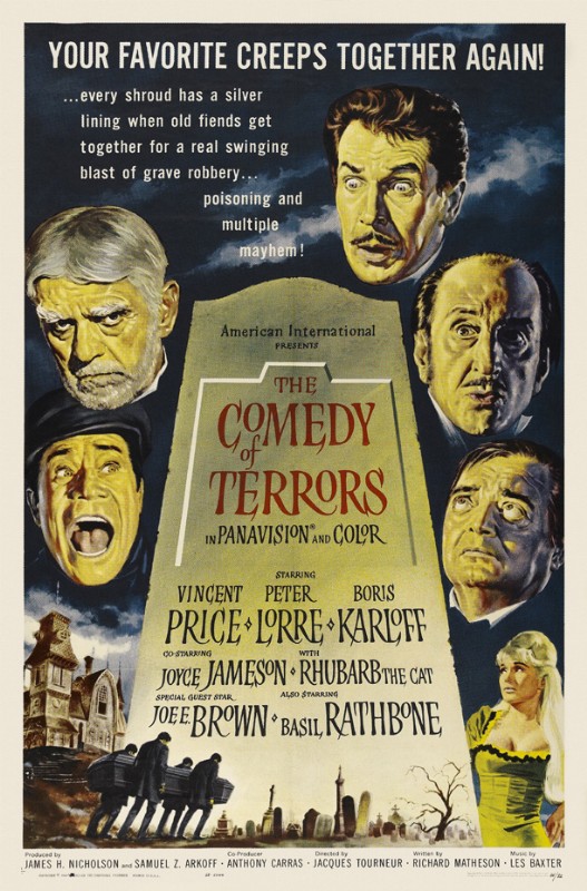Repro 30x40cm - COMEDY OF TERRORS - U.S.
