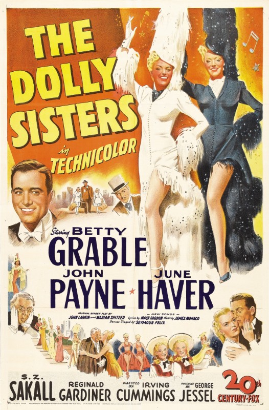 Repro 30x40cm - DOLLY SISTERS (les) - U.S.