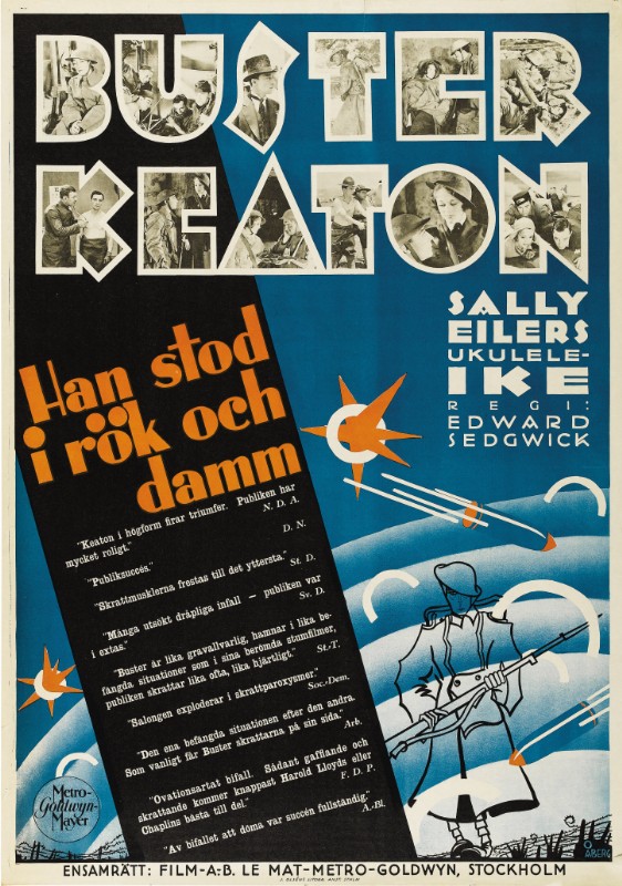 Repro 30x40cm - BUSTER S'EN VA-T-EN GUERRE - U.S.