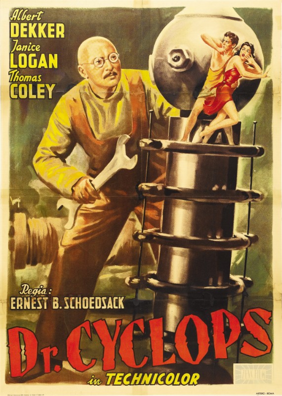 Repro 30x40cm - DOCTEUR CYCLOPS - Italienne B