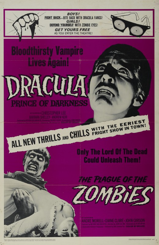 Repro 30x40cm - DRACULA PRINCE DES TENEBRES - U.S.