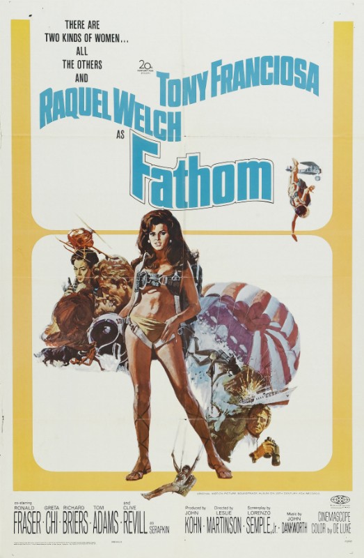 Repro 30x40cm - UNE SUPER-GIRL NOMMEE FATHOM - U.S.