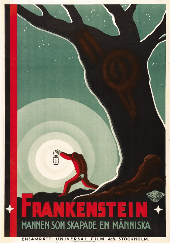 Repro 30x40cm - FRANKENSTEIN - Suédoise