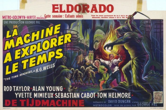 Repro 30x40cm - MACHINE A EXPLORER LE TEMPS (la) - Belge