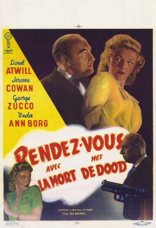 Repro 30x40cm - RENDEZ-VOUS AVEC LA MORT - Belge