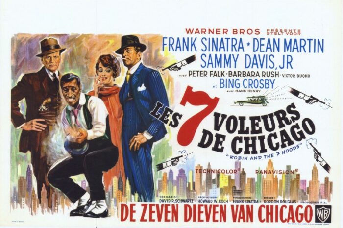 Repro 30x40cm - SEPT VOLEURS DE CHICAGO (les) - Belge