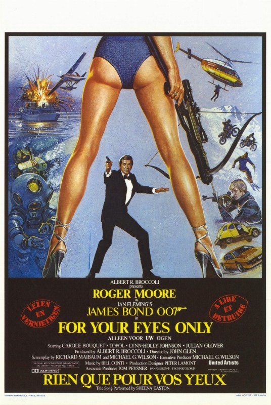 Affiche - RIEN QUE POUR VOS YEUX - 36x56cm