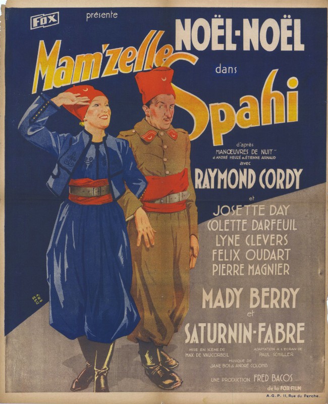 Affiche - MAM'ZELLE SPAHI - 60x80cm