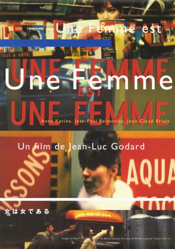 Affiche - UNE FEMME EST UNE FEMME - Ressortie 70x105cm
