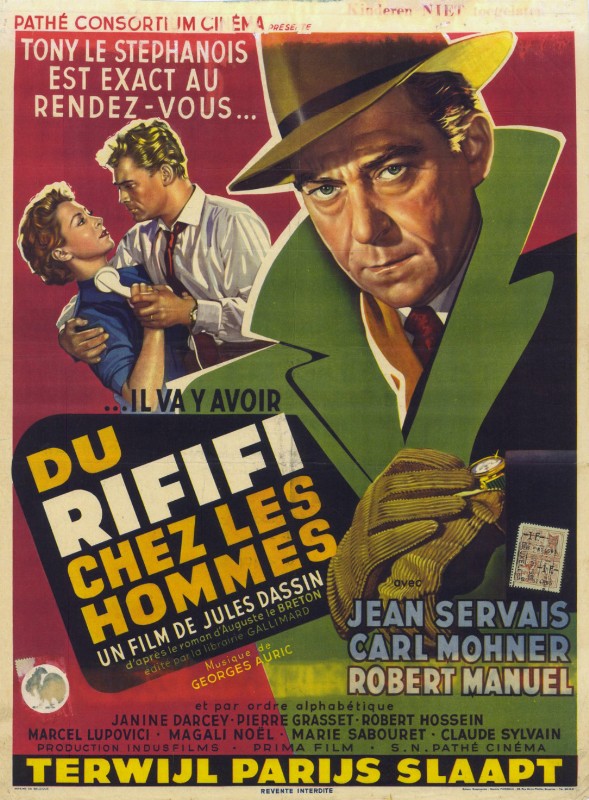 Repro 30x40cm - DU RIFIFI CHEZ LES HOMMES - Belge
