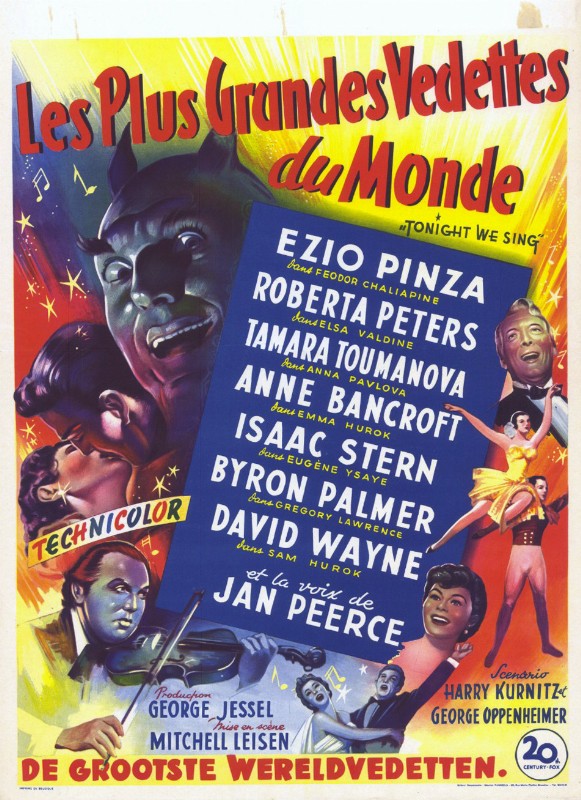 Affiche - TONIGHT WE SING - 36x56cm