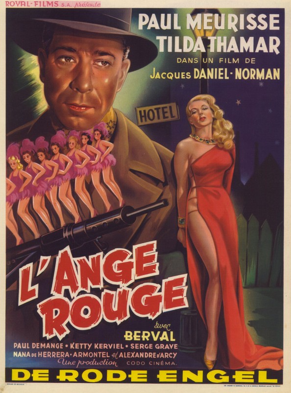 Repro 30x40cm - ANGE ROUGE (l') - Belge