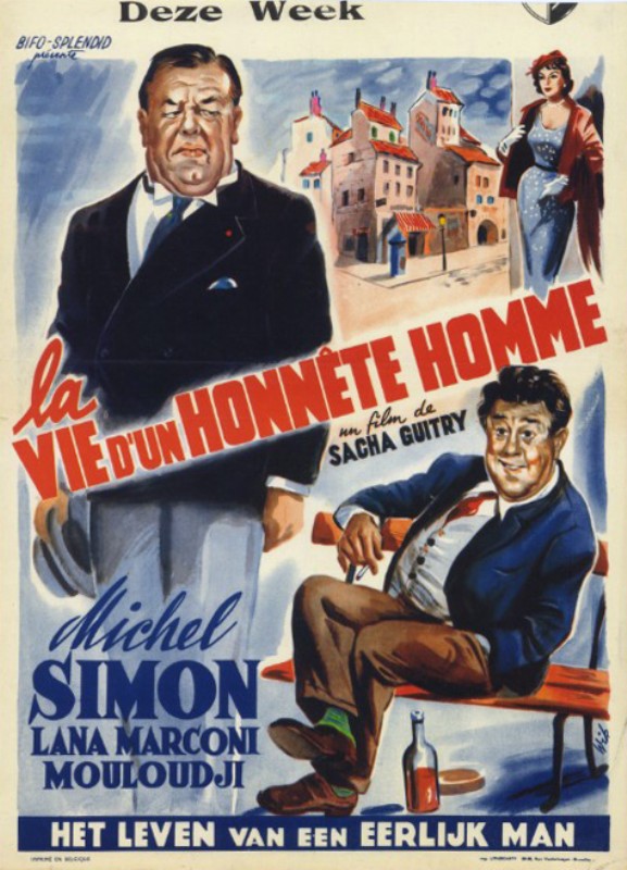 Repro 30x40cm - VIE D'UN HONNETE HOMME (la) - Belge