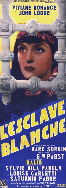 Affiche - ESCLAVE BLANCHE (l') - 40x80cm