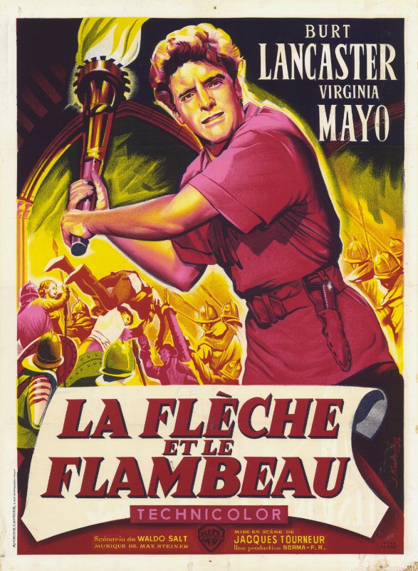 Repro 30x40cm - FLECHE ET LE FLAMBEAU (la) - Française