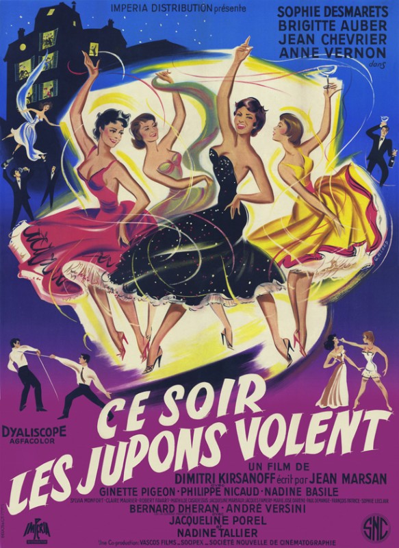 Repro 30x40cm - CE SOIR LES JUPONS VOLENT - Française