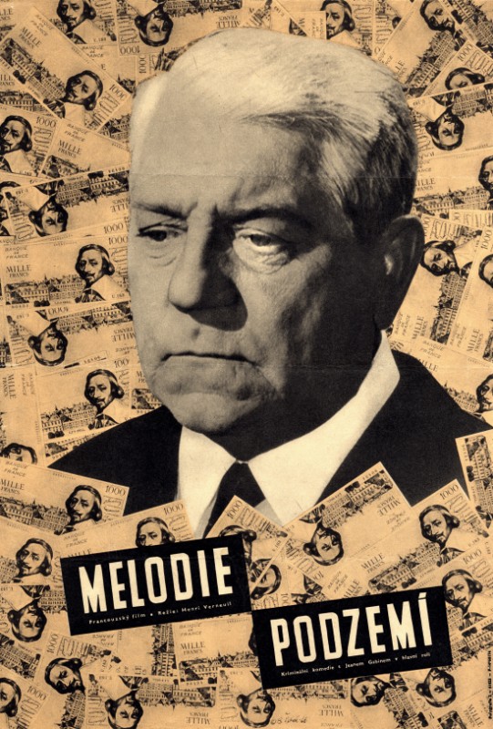 Affiche - MELODIE EN SOUS-SOL Trans-Europ-Express - 30x40cm