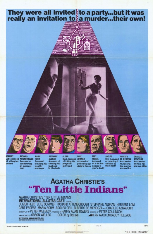 Affiche - DIX PETITS INDIENS - 70x105cm