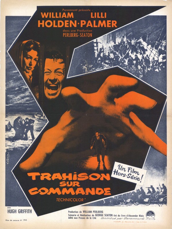 Affiche - TRAHISON SUR COMMANDE - 60x80cm