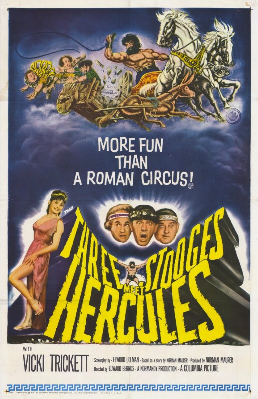 Repro 30x40cm - TROIS STOOGES CONTRE HERCULE (les) - U.S.