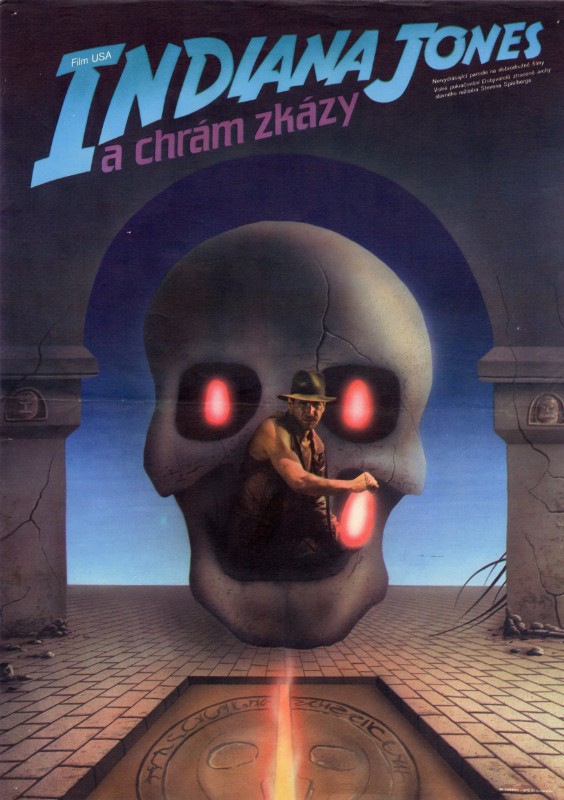 Affiche - INDIANA JONES ET LE TEMPLE MAUDIT - 30x40cm