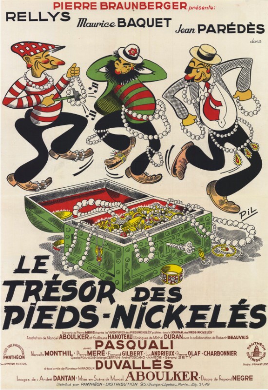 Repro 30x40cm - AVENTURES DES PIEDS NICKELES (les) - Française