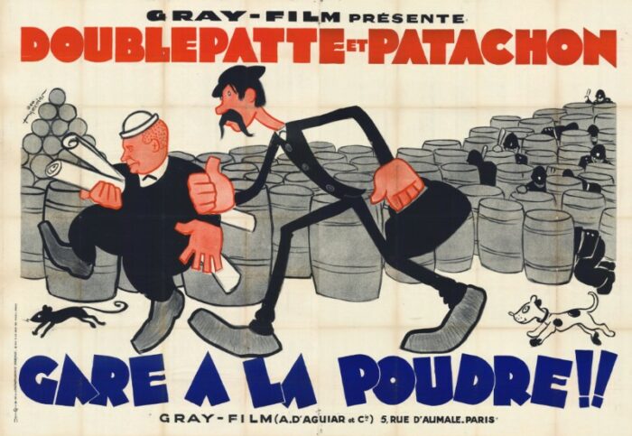 Affiche - GARE A LA POUDRE - 240x160cm