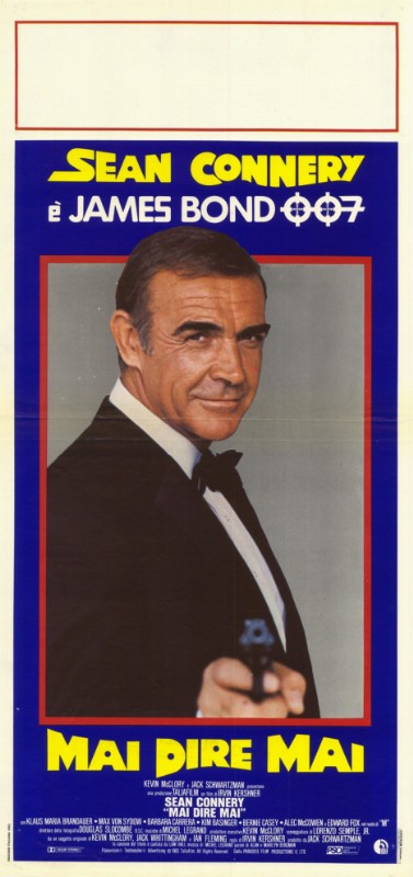 Affiche - JAMAIS PLUS JAMAIS - 33x71cm