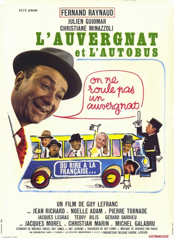 Affiche - AUVERGNAT ET L'AUTOBUS (l') - 60x80cm